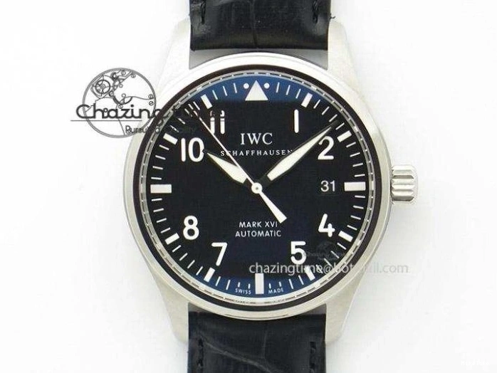 MIROTIME 0418 Practical Calatrava 5524 Pilot Travel Time SS GRF Blue Dial on Black Leather Strap A324 V 7107